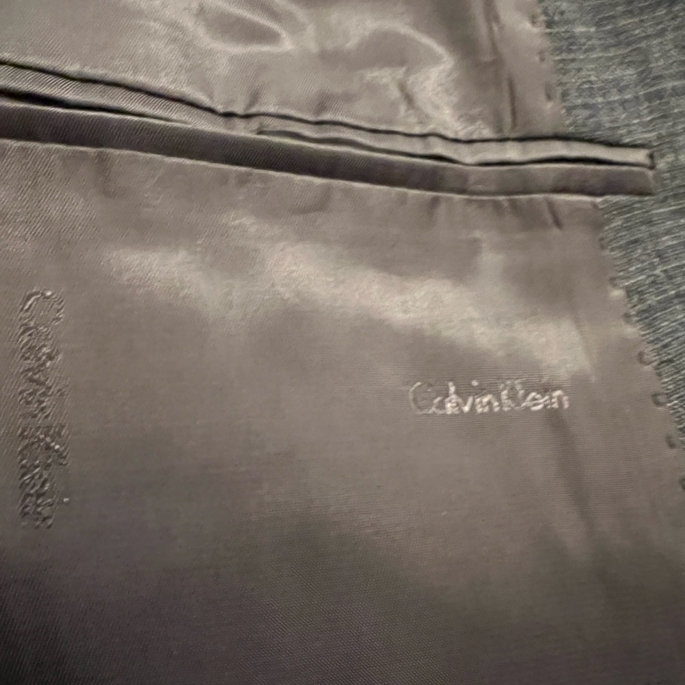 Calvin Klein Gray Lightweight Shirt Jacket Modern Fit - Picture 6 of 7